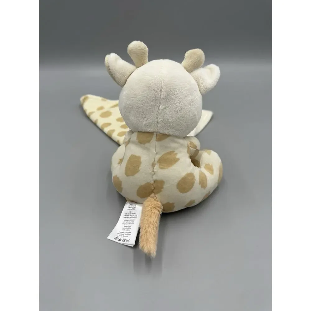 Bon Bebe Giraffe Lovey Plush Holding Baby Security Blanket